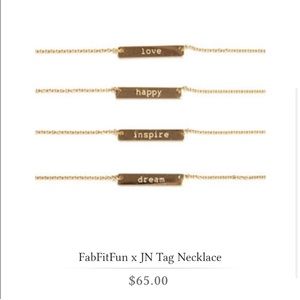 LOVE bar necklace - Jook & Nona